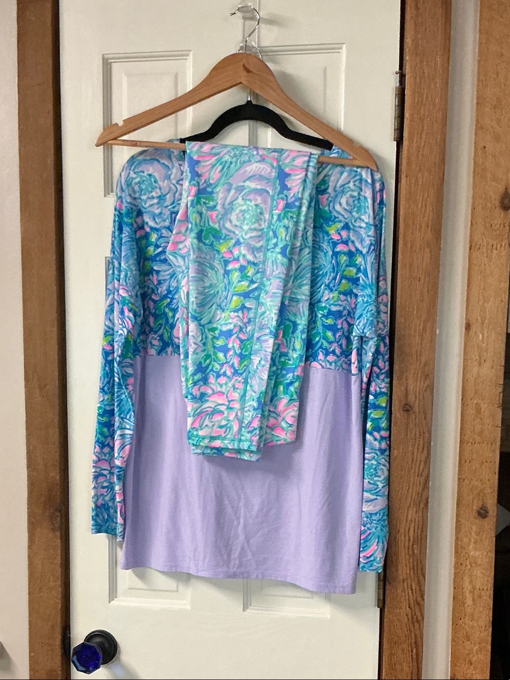 Lilly Pulitzer Multicolor Tropical Print Top - Pink, Blue, Green